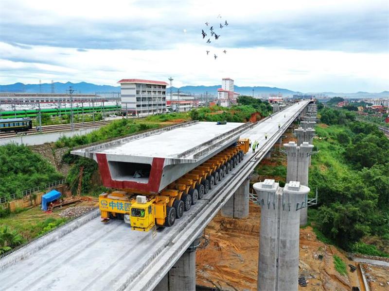 徐州高铁高架桥施工